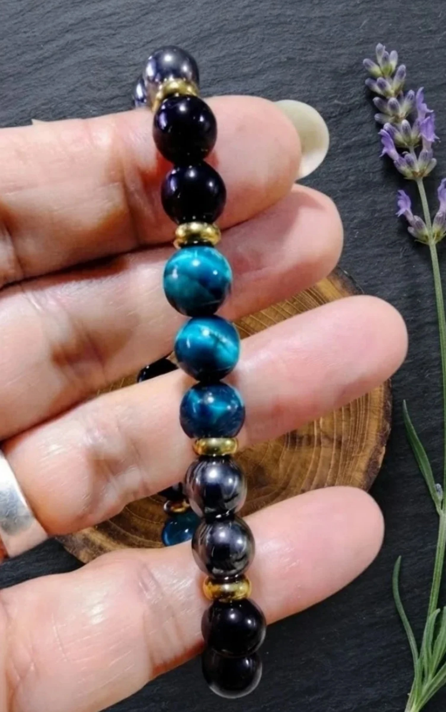 Natuurlijke steen armband – photo 2